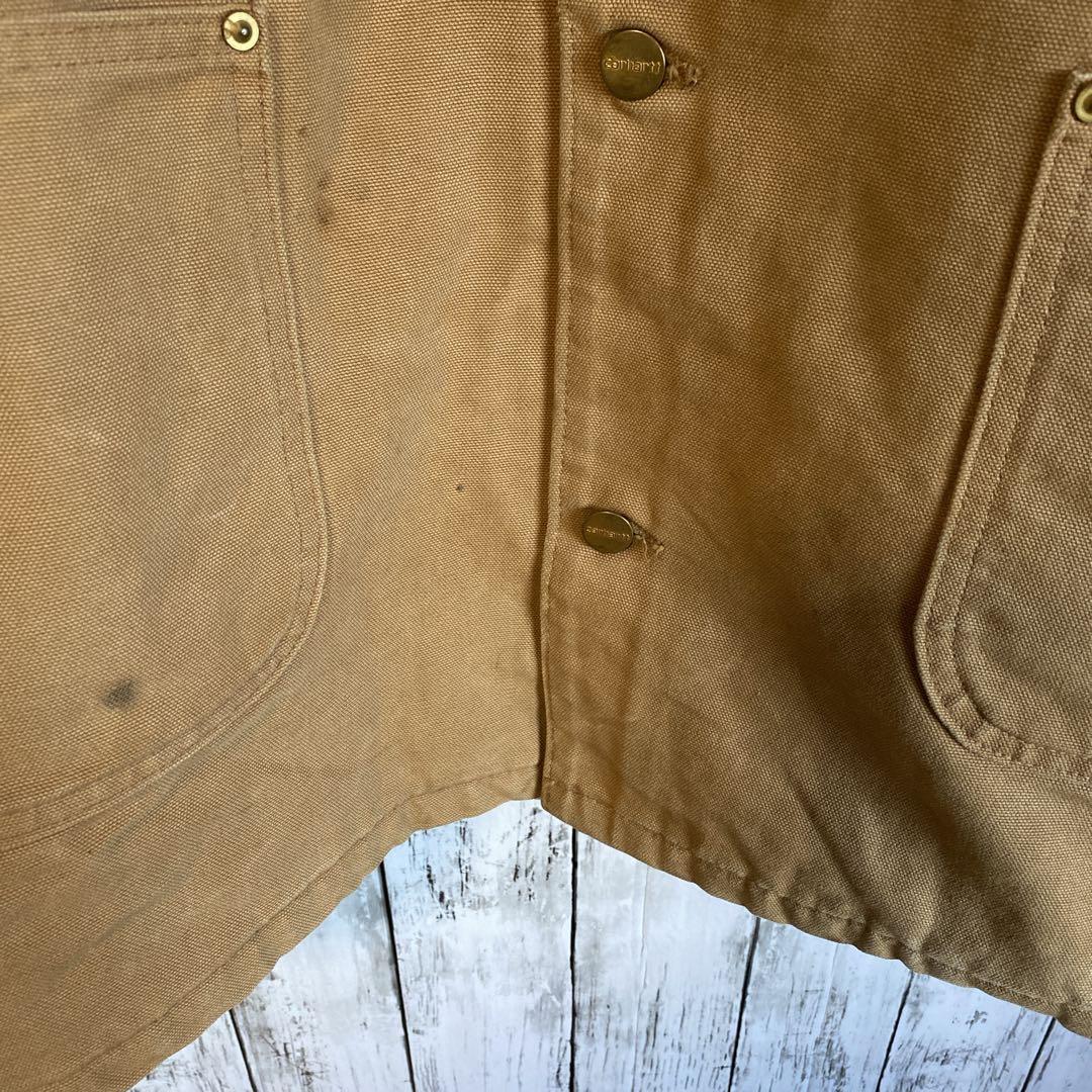 【名品】Carhartt ミシガンチョアコート ブラウン BRN XL程度