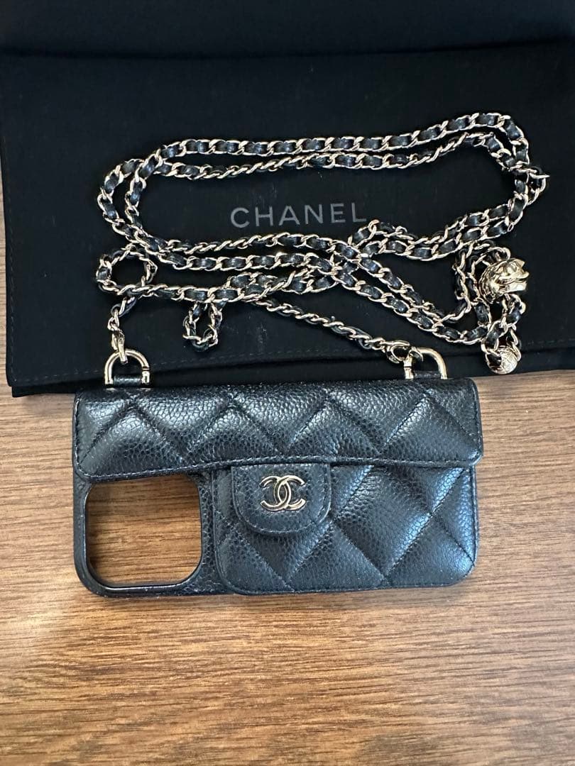 正規品CHANEL iPhone14proケース