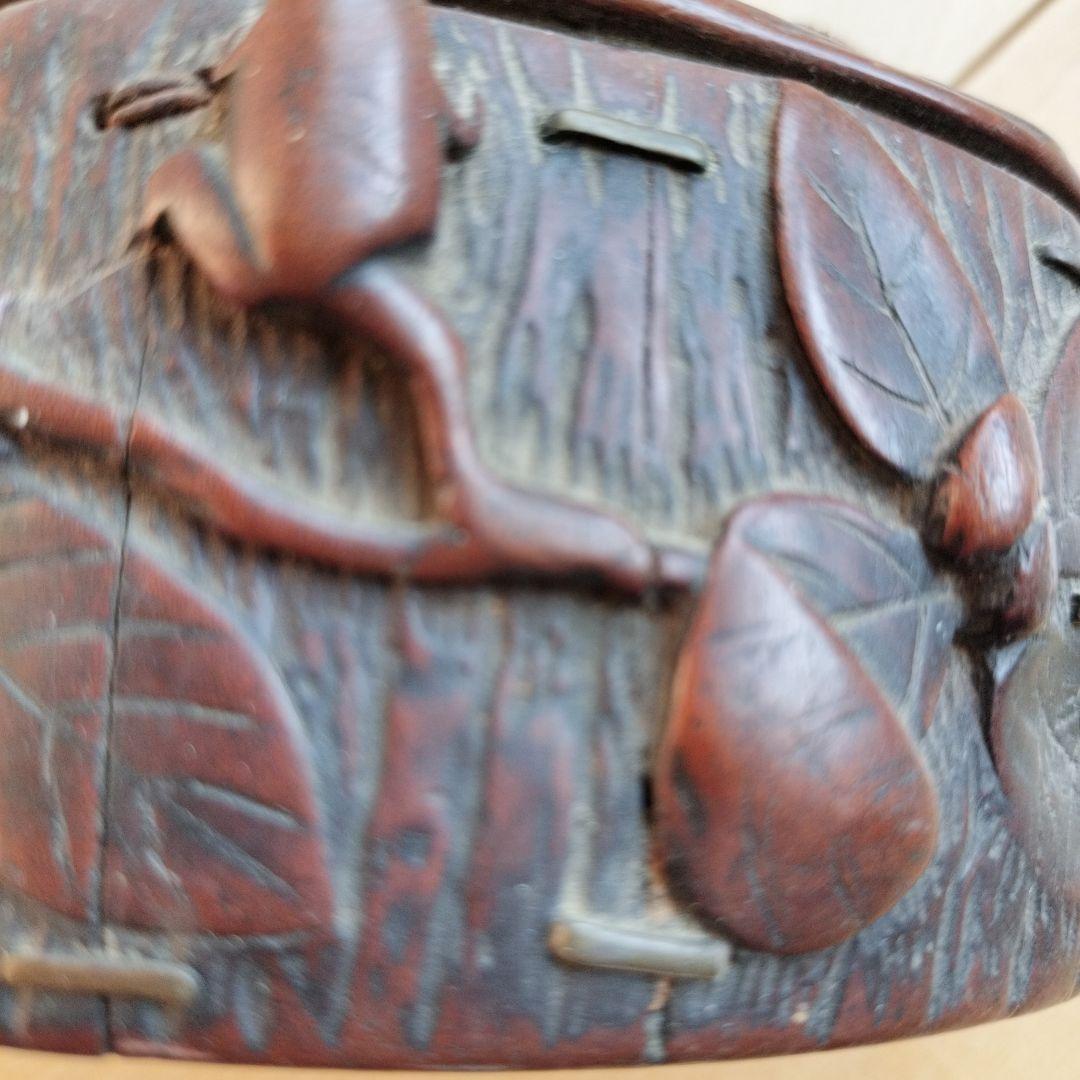 は*ま様 骨董品　古美術　アンティーク　キセル入れ　煙草入れ　 鹿角　彫刻　喫煙