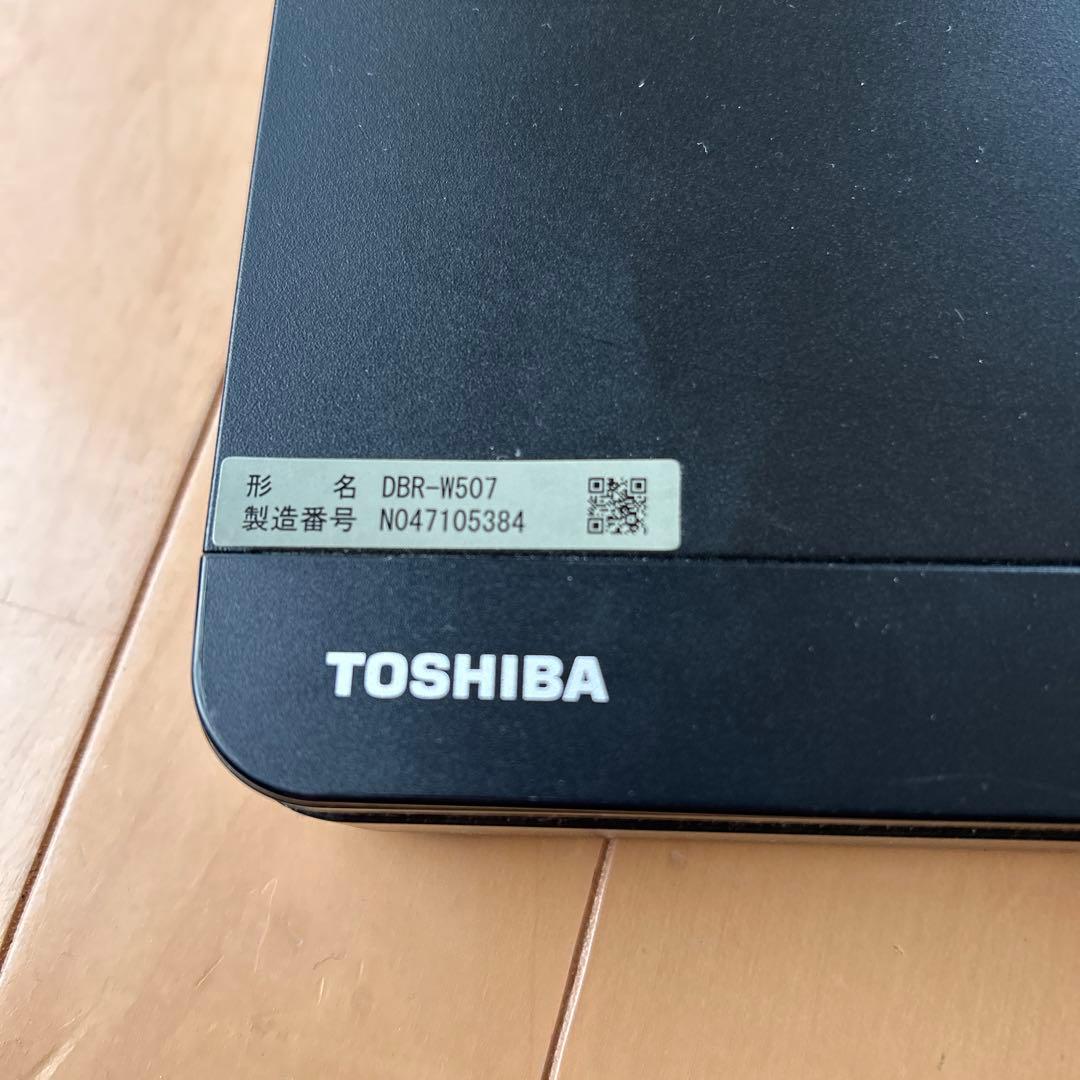 レグザ　TOSHIBA ブルーレイレコーダー DBR-W507