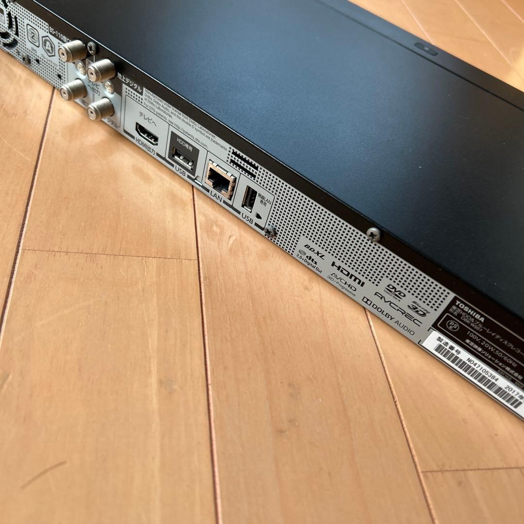レグザ　TOSHIBA ブルーレイレコーダー DBR-W507