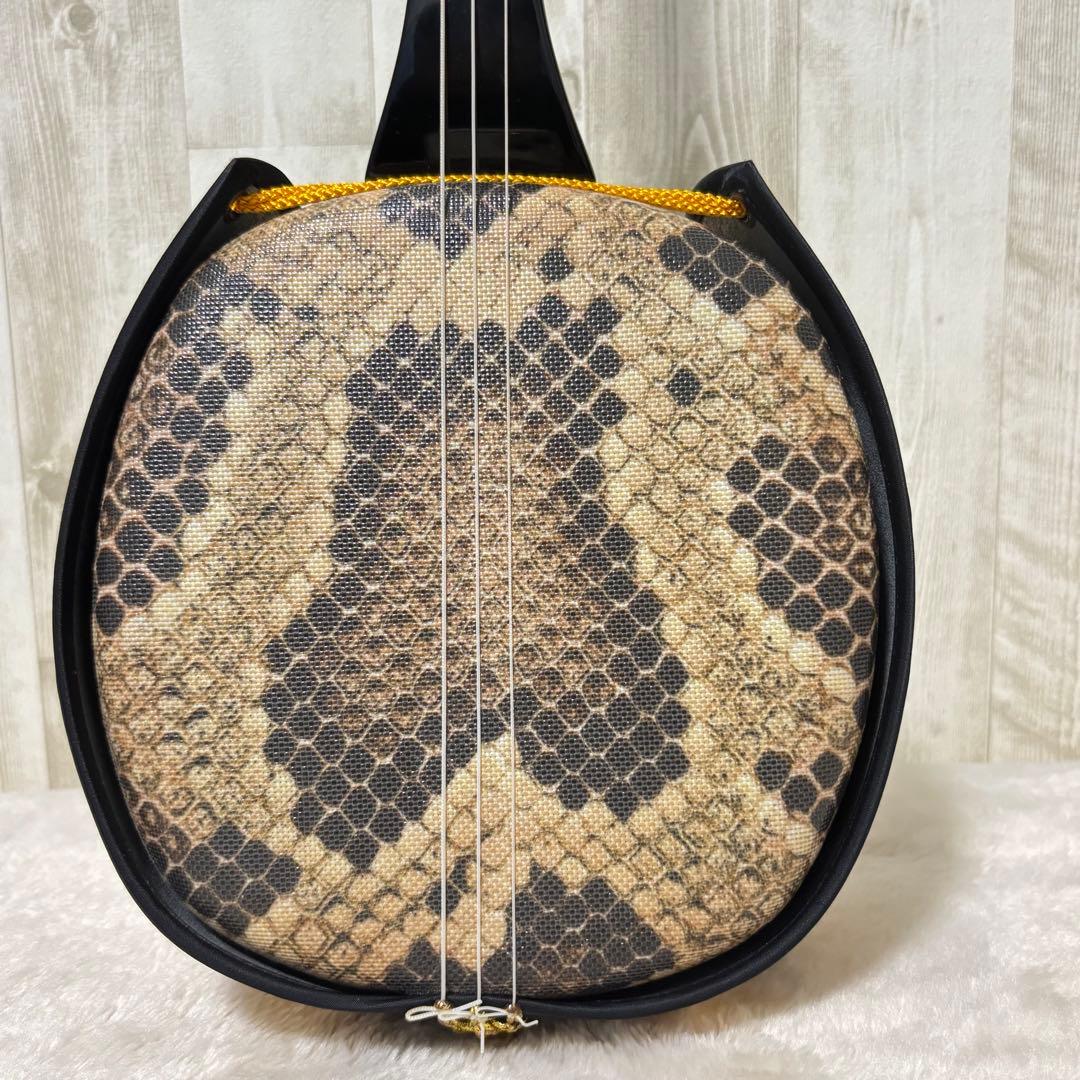 沖縄三線 人工皮 初心者おすすめ 沖縄 三線 民謡 和楽器 本体のみ