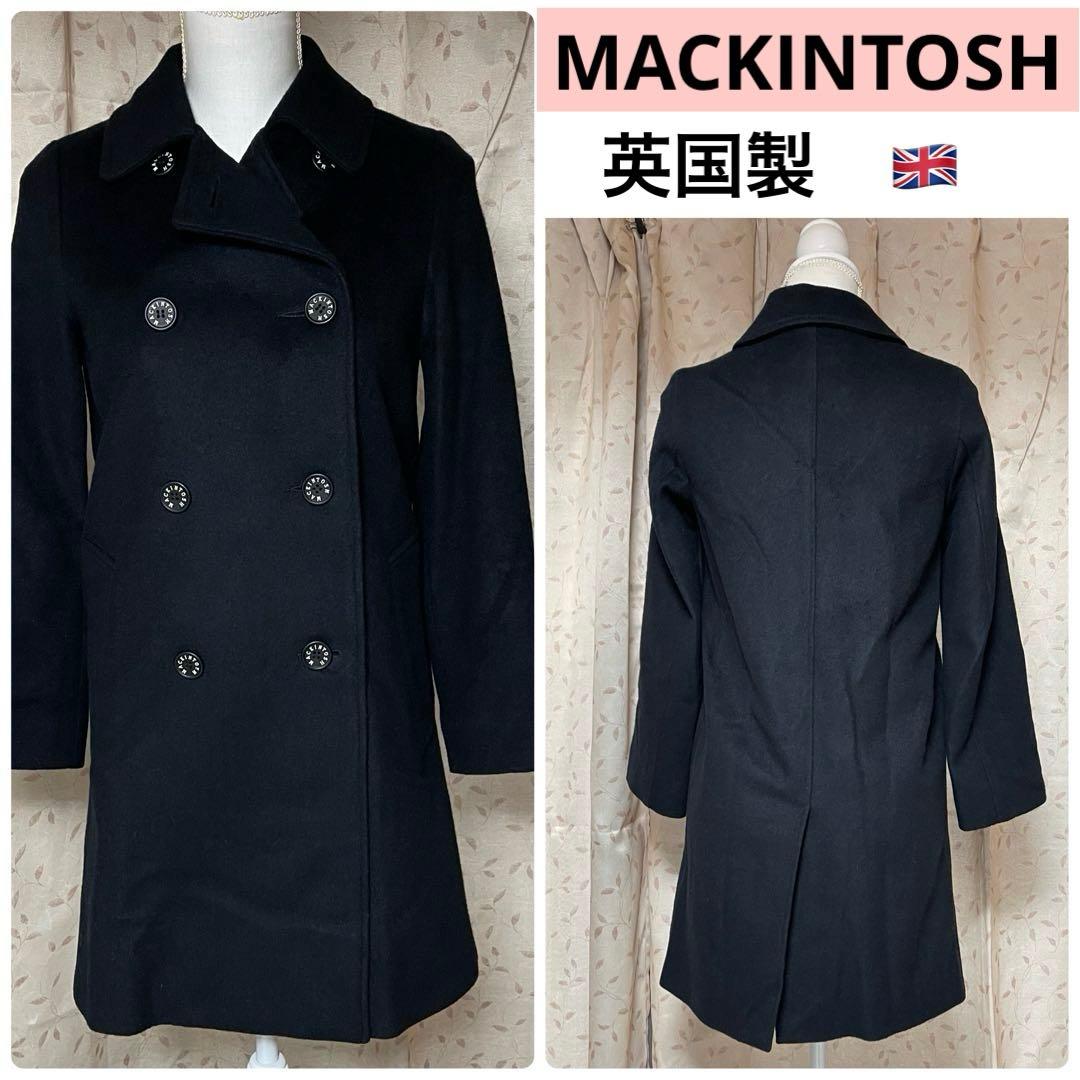 MACKINTOSHマッキントッシュ ウールPコート 30 ブラック 英国製