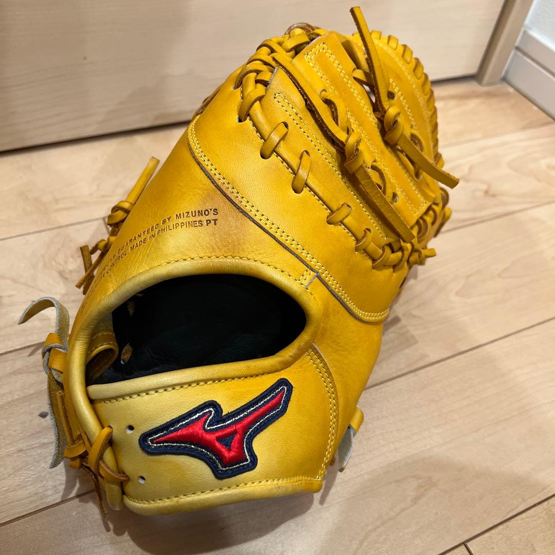 超美品抜群型　Mizuno ビクトリーステージ　軟式ファーストミット　限定ラベル