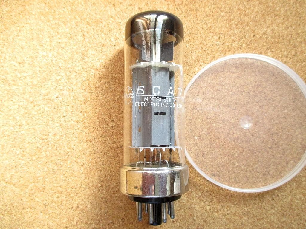 ナショナル　真空管 6CA7 HIFI 金属ベース