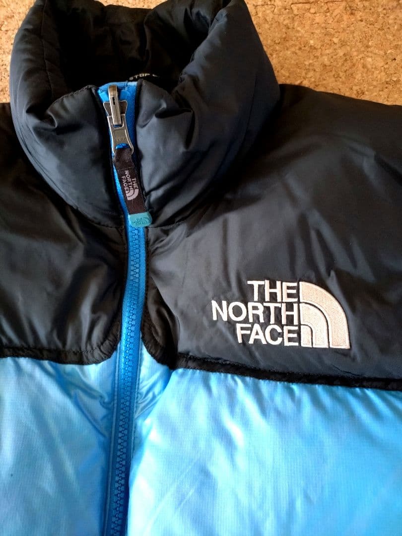 THE NORTH FACE ヌプシダウンベスト 青　sizeS　700FP