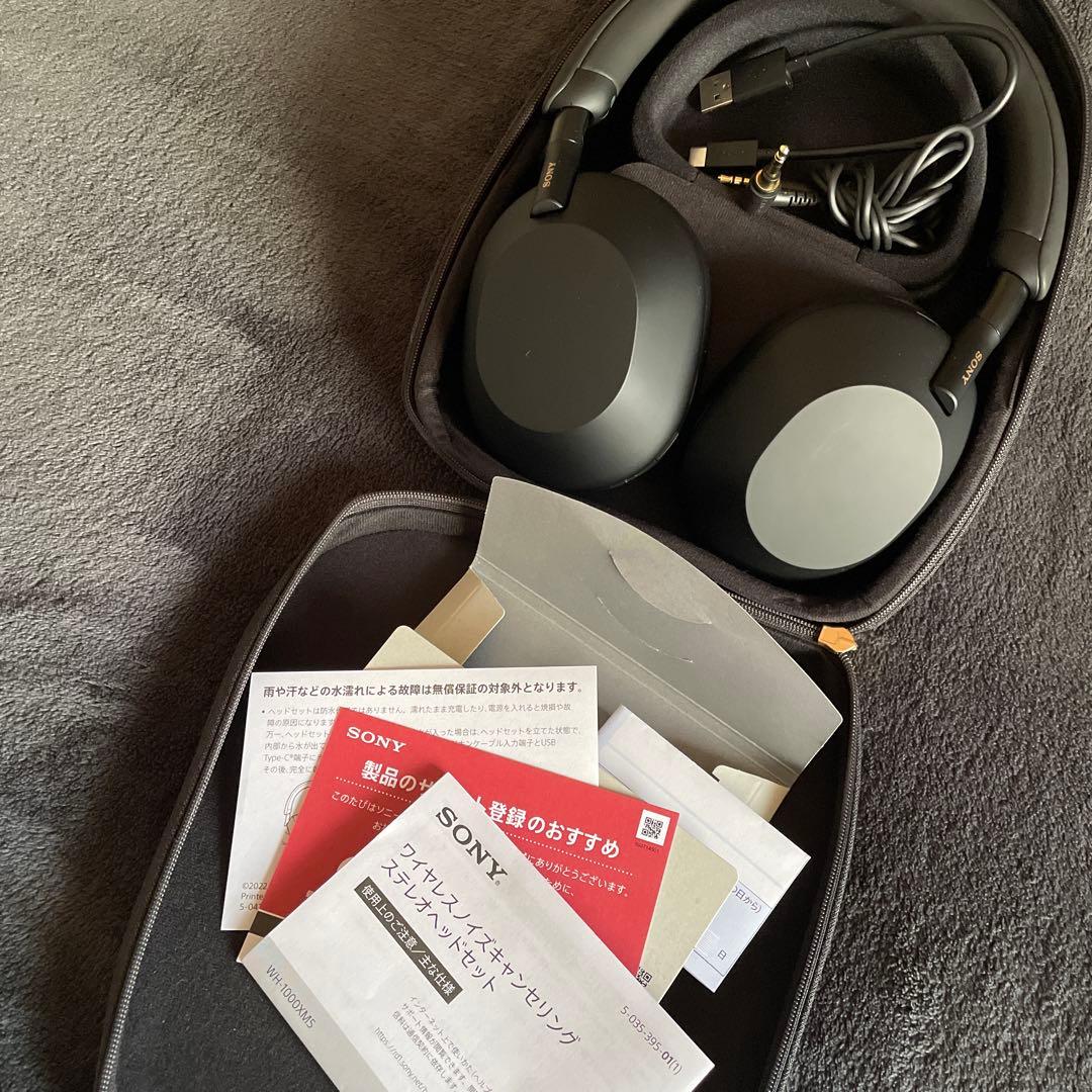 SONY WH-1000XM5 ヘッドホン ブラック 美品!!