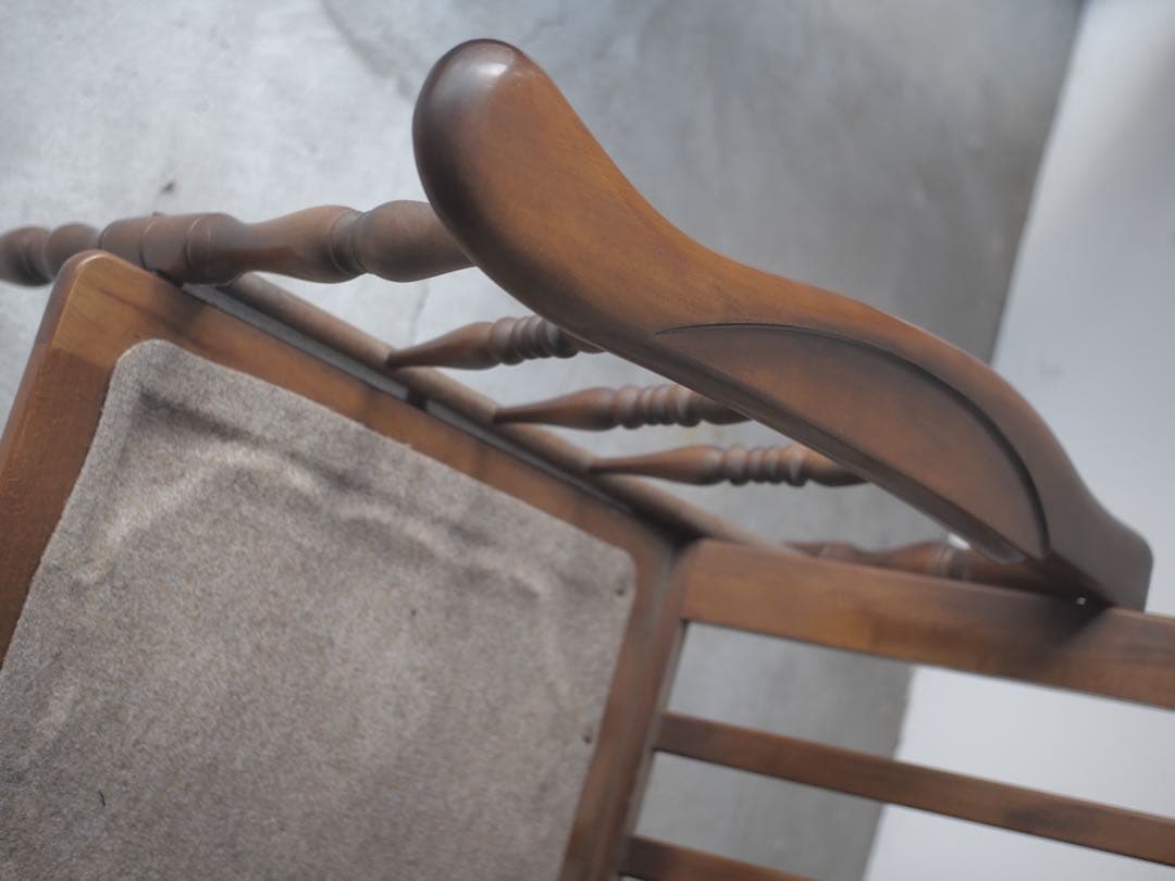 ②カリモク　ソファ　椅子　チェア　現状　古家具　古道具　アンティーク　昭和レトロ