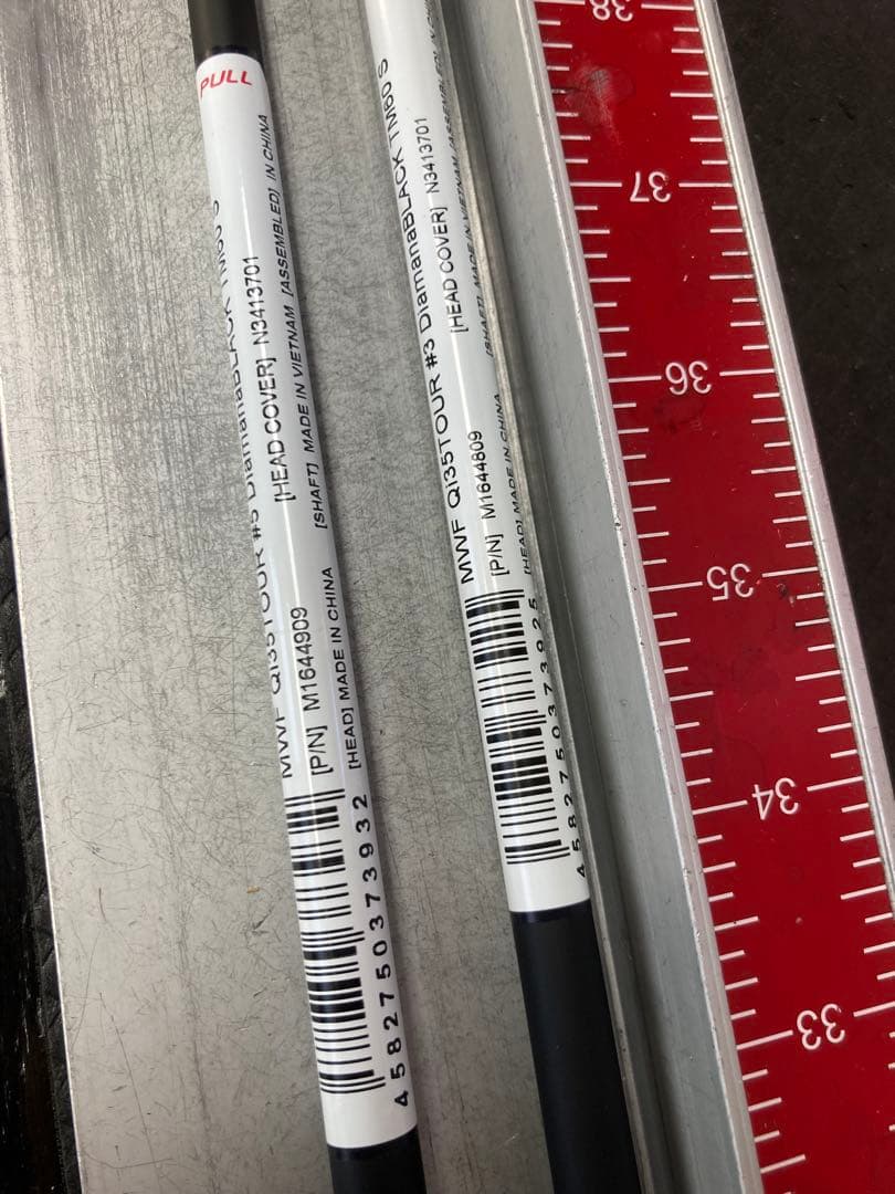 Qi35 Tour フェアウェイウッド＃３#5と純正 TM60(S)2本組新品