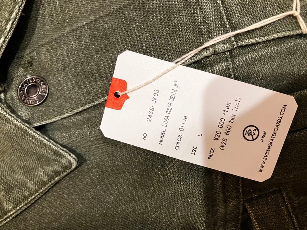 ジャケット・アウター EVISEN / LINDA COLOR DENIM JKT