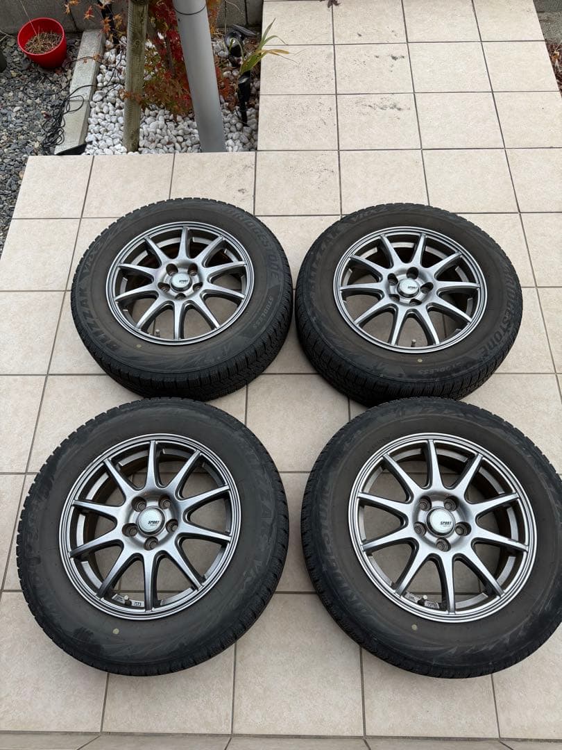 SPORT ABELIA ホイールスタッドレスセットVRX2 195/65R15