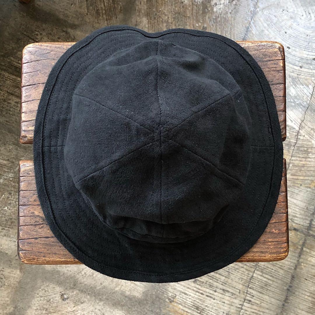 極美品　JANTIQUES 内田商店　オリジナル　リネンハット　黒
