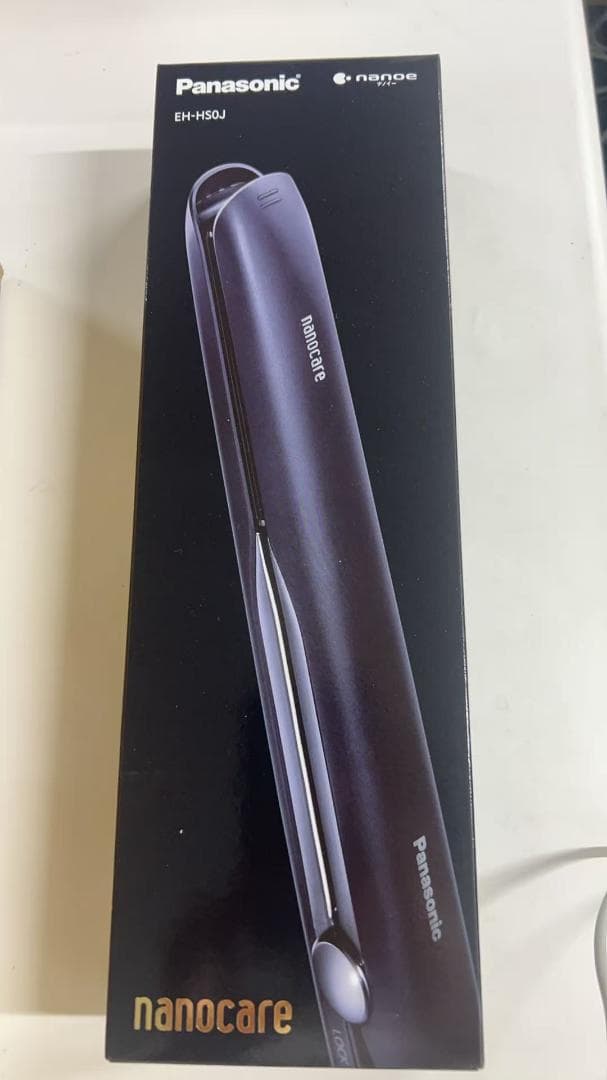 パナソニック ヘアーアイロン ストレート用 海外対応 黒 EH-HS0J-K