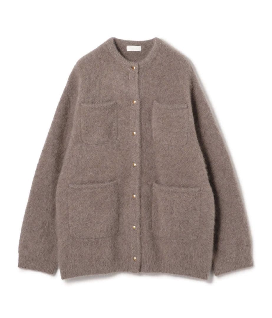 Ballsey フォックスヤク クルーネックカーディガンベージュ