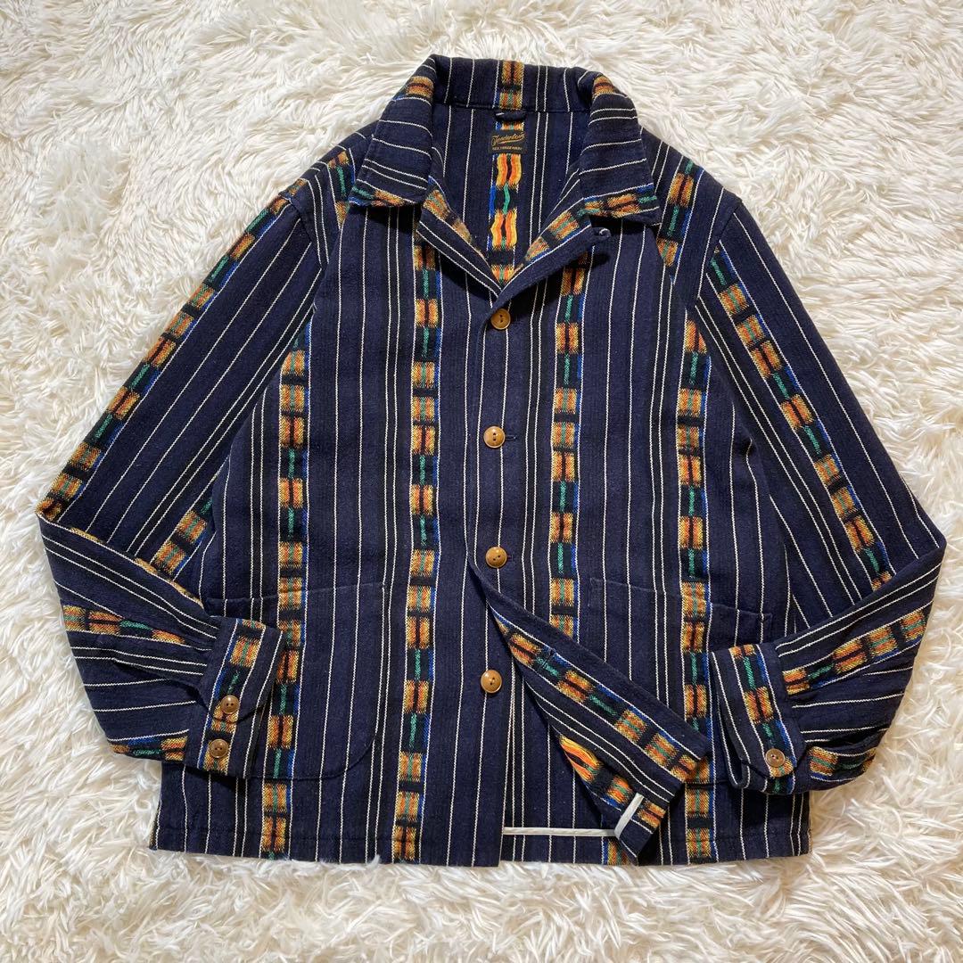 極美品 テンダーロイン グアテマラ T-GTM JKT ネイビー ネイティブ M