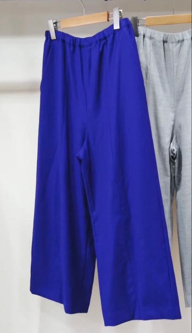 フィルデフェール◇ FIL DE FER ウール レーヨン ジョーゼットパンツ