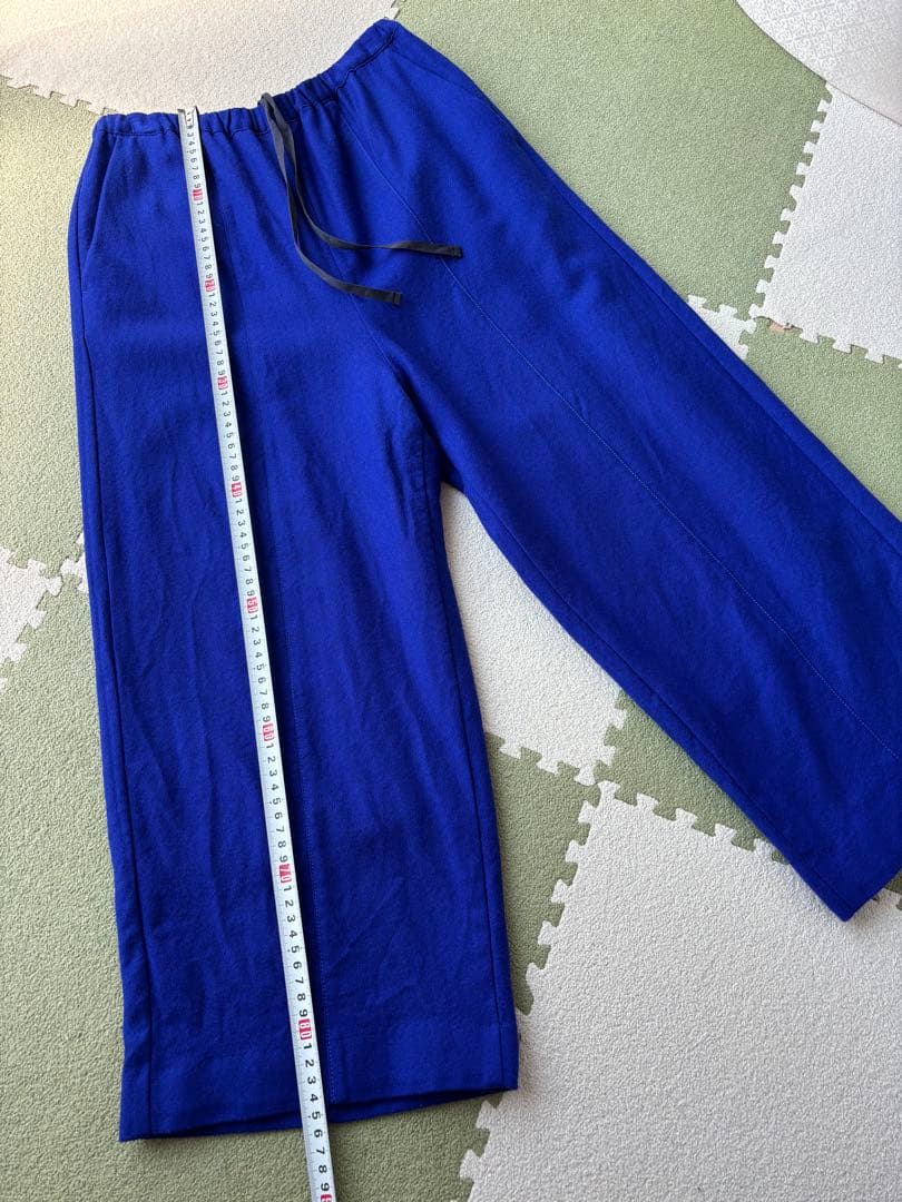 フィルデフェール◇ FIL DE FER ウール レーヨン ジョーゼットパンツ