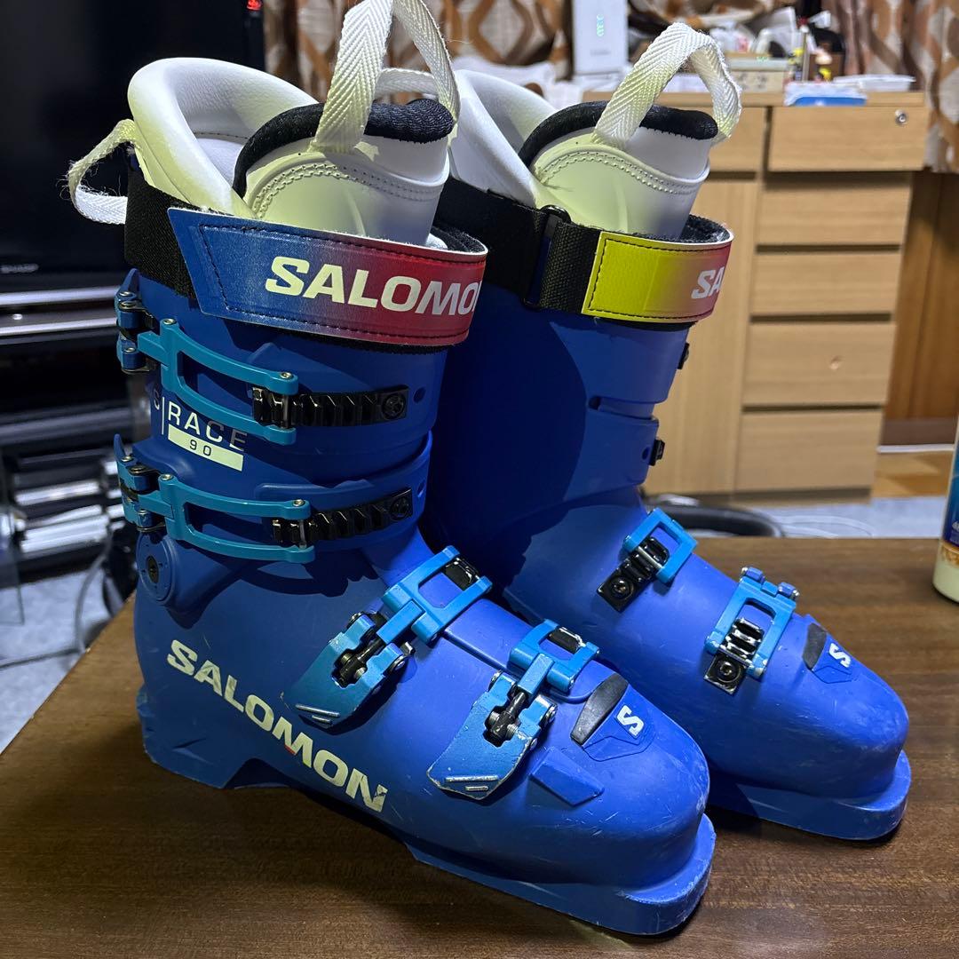 SALOMON S/RACE 90 26.5 中古ブーツ　青