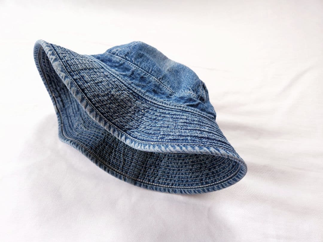 orslow　オアスロウ　デニム　希少　ペンキ加工　バケットハット　帽子