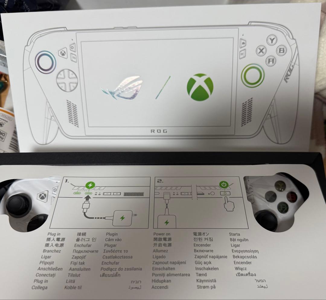 ROG XBOX ALLY ゲームコントローラー ホワイト
