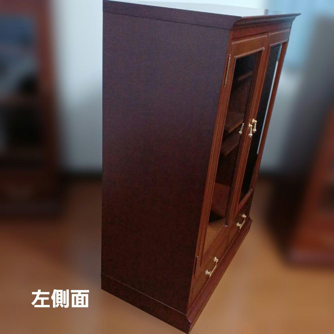 【マルニ】地中海ロイヤルシリーズ サイドボード キャビネット カップボード 飾棚