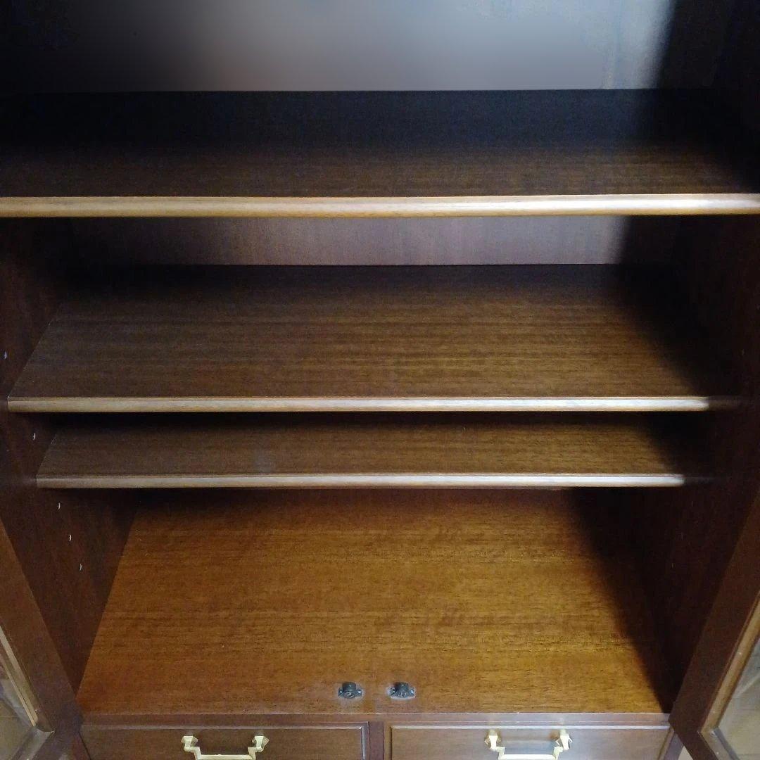 【マルニ】地中海ロイヤルシリーズ サイドボード キャビネット カップボード 飾棚