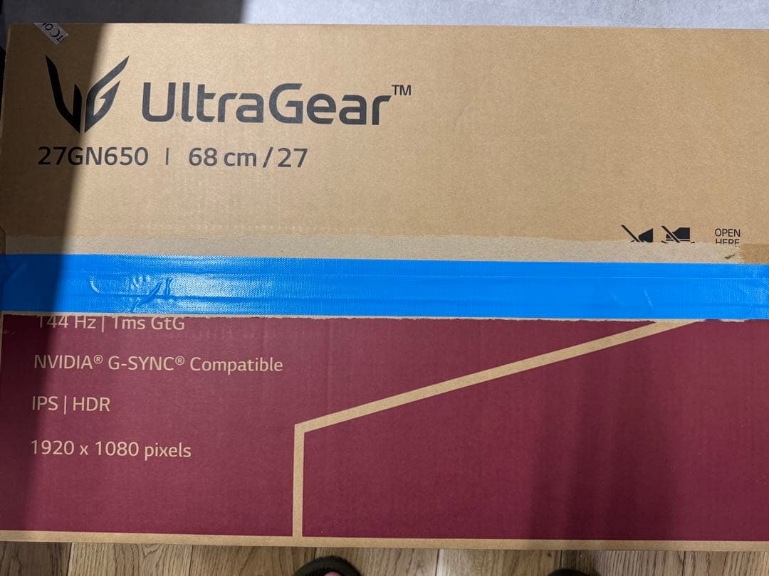 LG UltraGear 27GN650 27インチ モニター