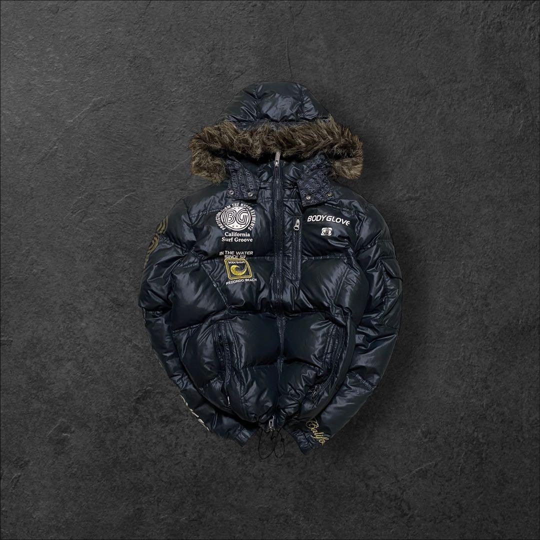 00s archive ファー ダウンジャケット y2k 平成 グランジ お兄系