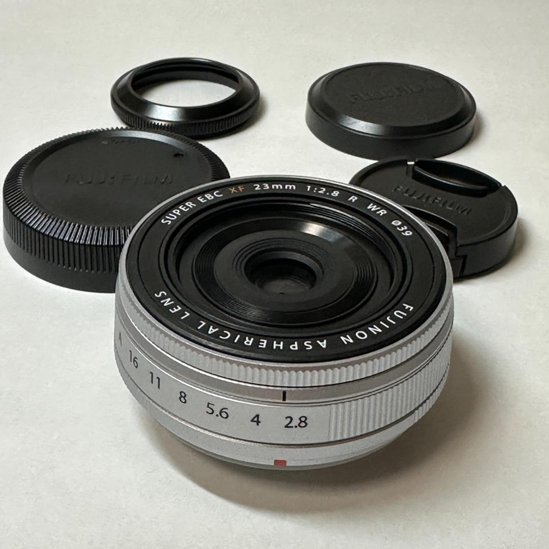 美品｜FUJIFILM XF23mmF2.8 R WRシルバー（メーカー保証付）