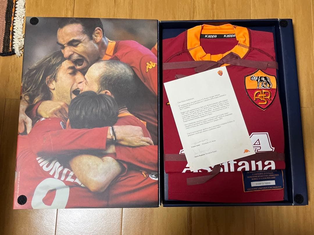 AS ローマ　2000-2001 スクデット　記念　優勝　限定　ユニフォーム
