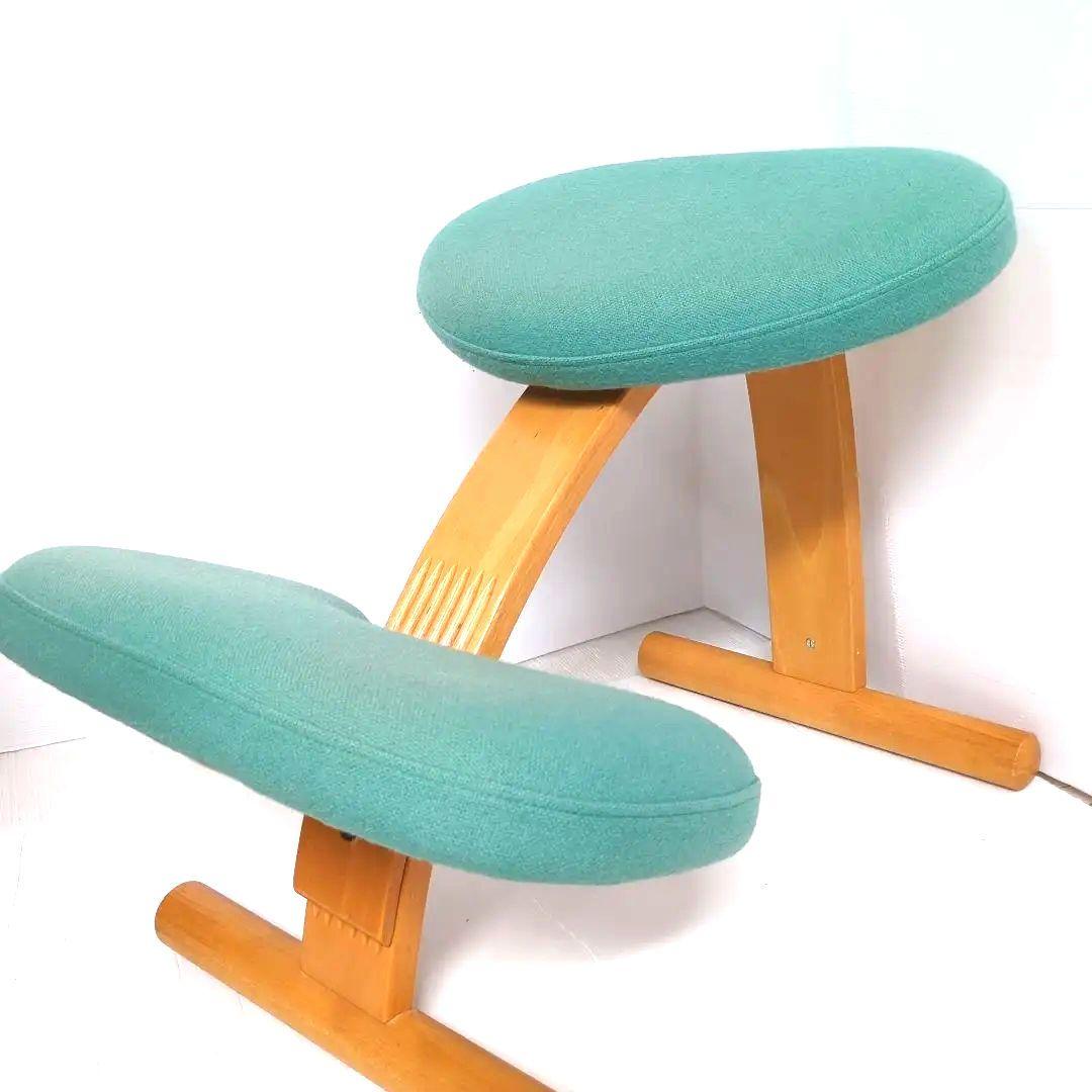 【良品】Rybo社 バランスチェア バランスイージー 姿勢矯正 ライトグリーン