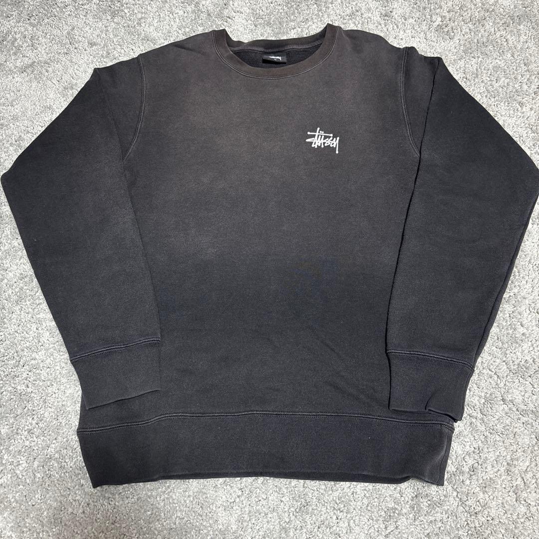 【早い者勝ち】OLD STUSSY 鬼フェード　スウェット　黒タグ　色落ち