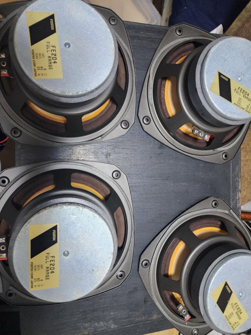 Fostex FE204 フルレンジスピーカー 4個セット