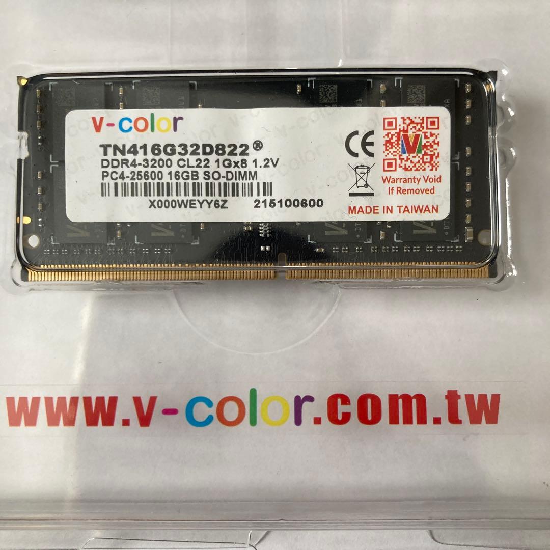 v-color 16GB DDR4 3200 pc4-25600ノートpc