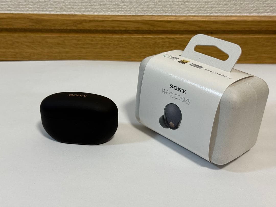 【美品】SONY WF-1000XM5 ブラック　保証書付き