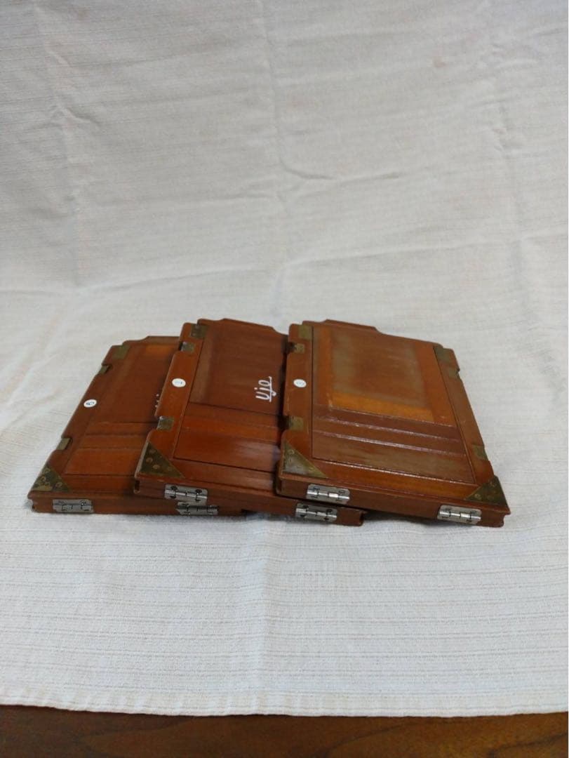 昭和レトロ　年代物大判カメラ　オクハラカメラ　木製　折りたたみ式