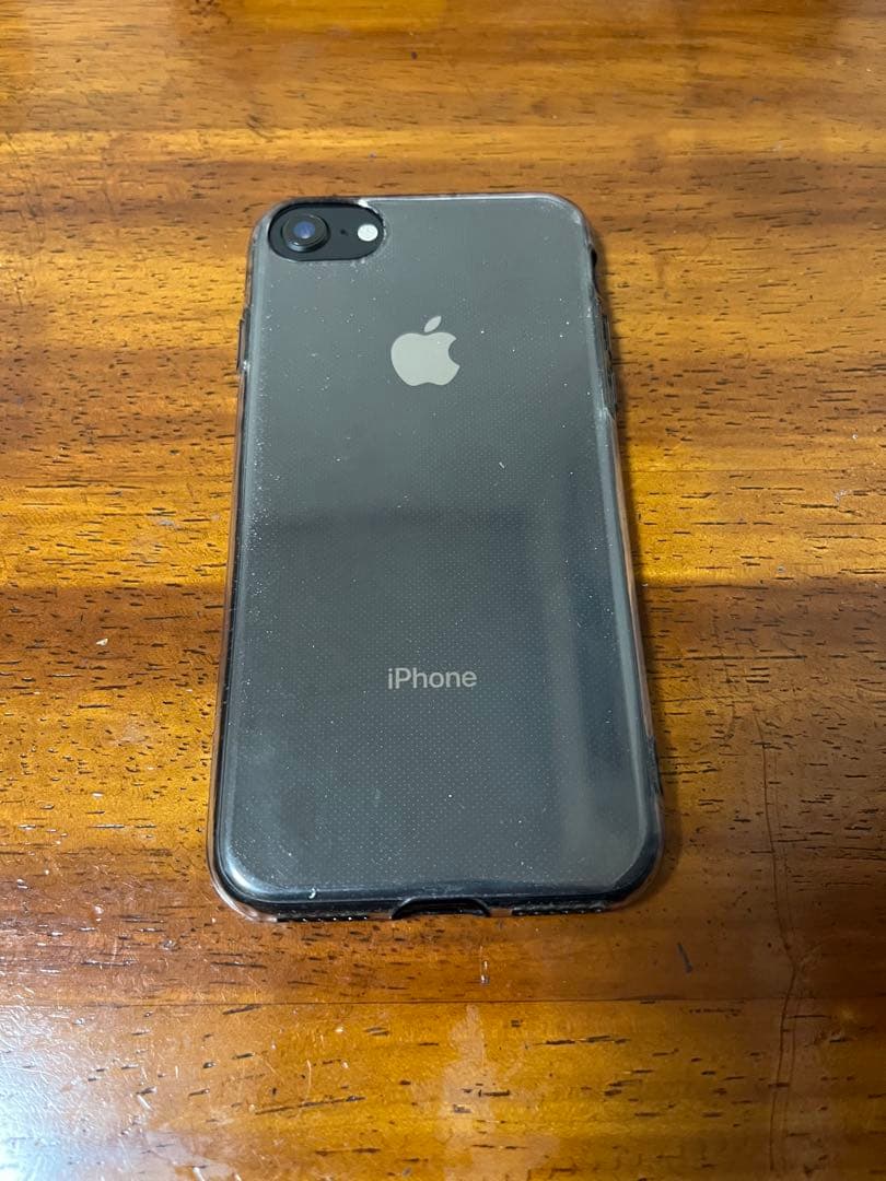 iPhone8 64GB SIMフリー　⚠️画面割れあり(タッチは問題なし)　黒色