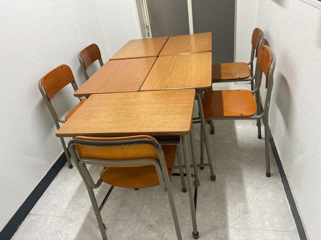 学校机と椅子セット　引き取り限定