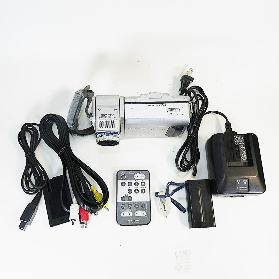 動作良好 シャープ VL-FD1 MiniDVビデオカメラ DVDダビングに最適