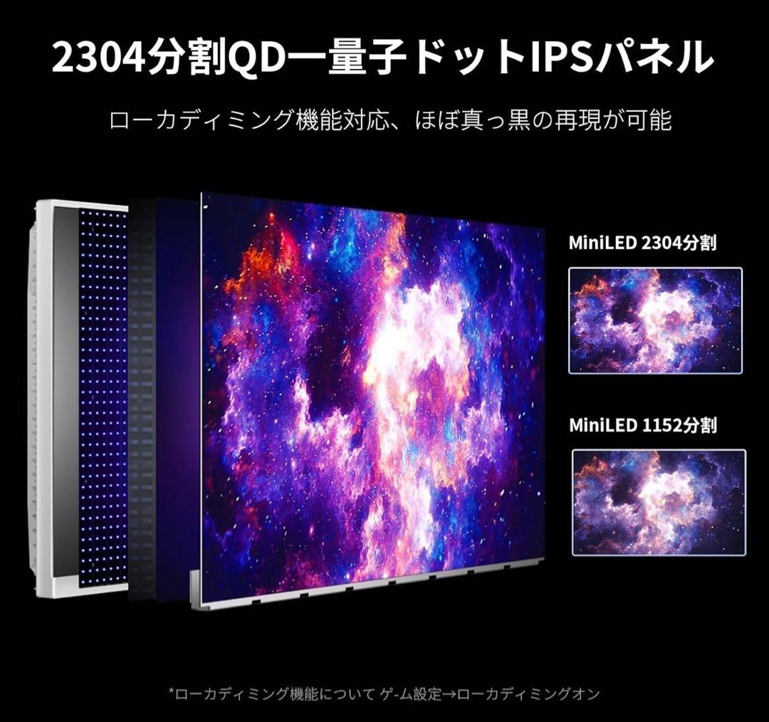 INNOCN 27M2V 27インチ 4K MiniLED モニター