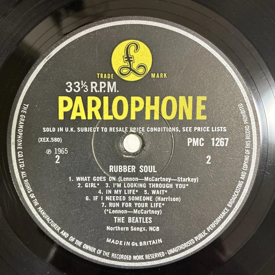 ビートルズ 名盤 レコード ラバーソウル UKオリジナルモノ盤