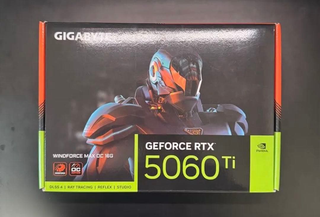グラフィックボード・グラボ・ビデオカード GIGABYTE GEFORCE RTX 5060 Ti vram16GB