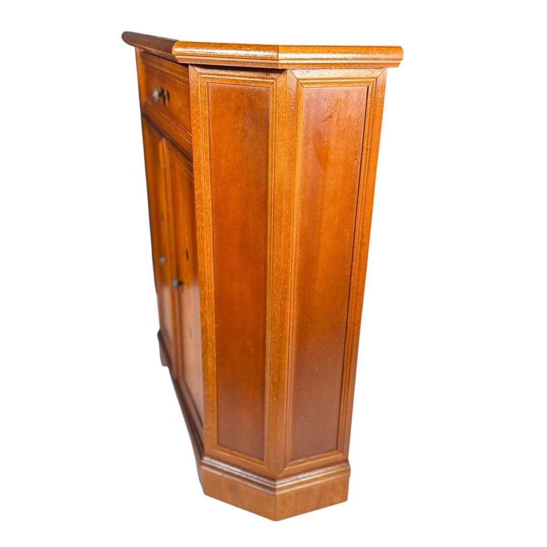 HR632 イタリア　象嵌細工　キャビネット コンソール レトロ