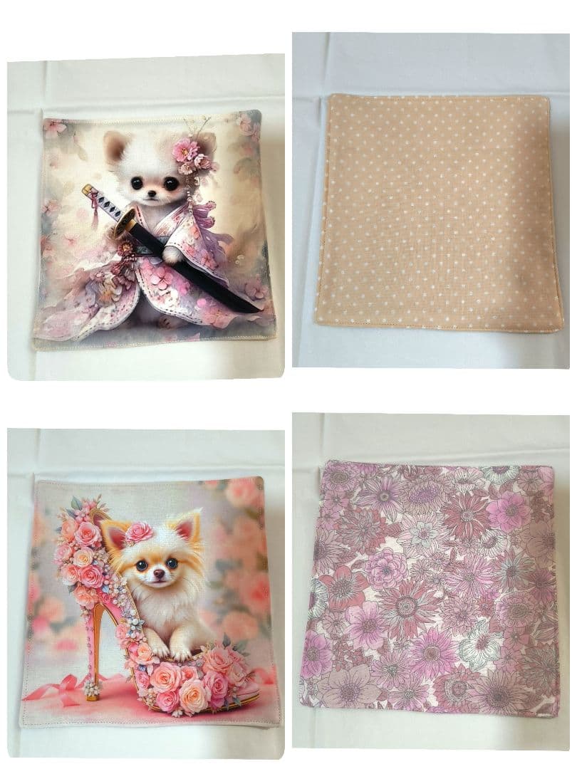 K☆K。。。★★様】ハンドメイドオーダー★女の子★ハンカチ&バッグ　9点