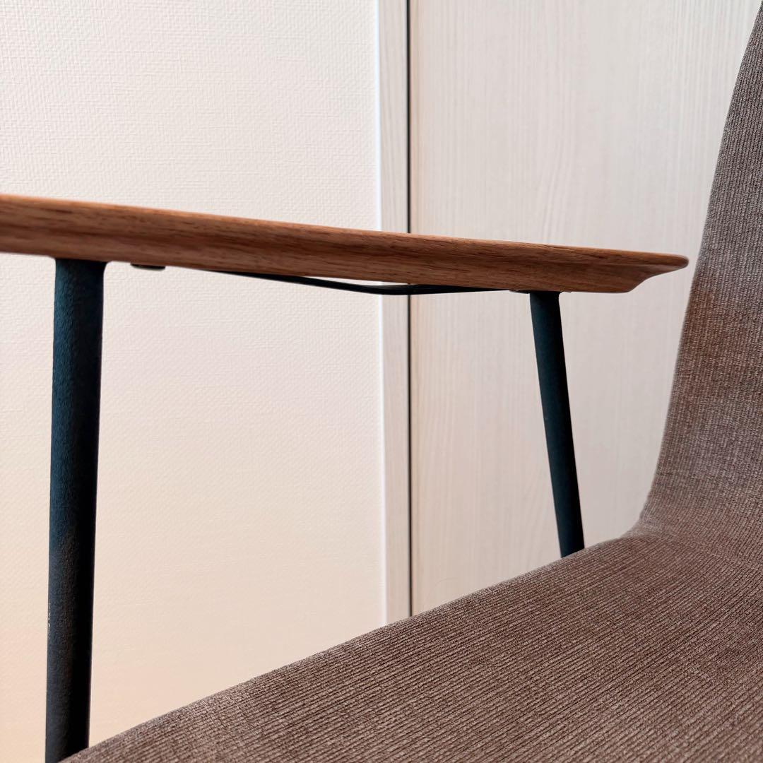 ブラウン ダイニングチェア モダンデザイン