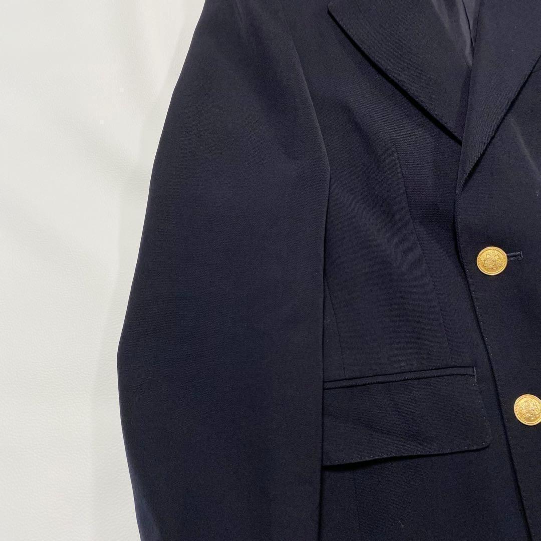 近年モデル✨　MACPHEE ウールギャバジン ダブルブレストジャケット　紺ブレ