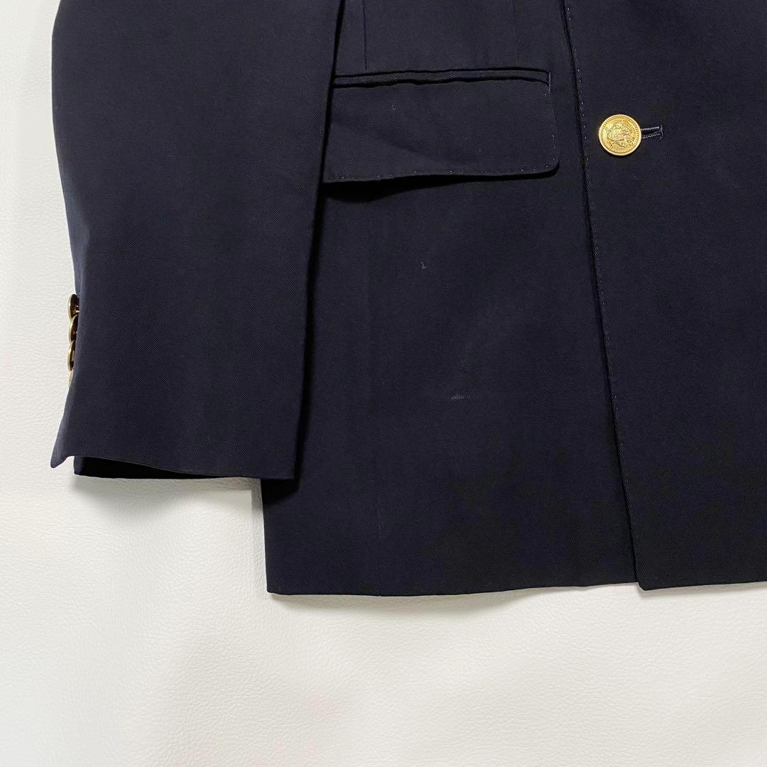 近年モデル✨　MACPHEE ウールギャバジン ダブルブレストジャケット　紺ブレ