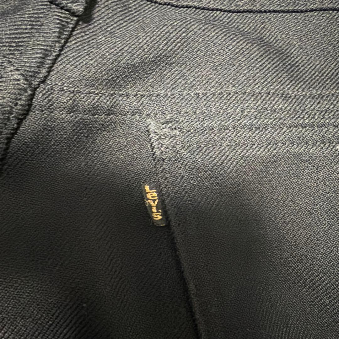 Levi's Sta-Prest スタプレ ブラック フレアスラックス USA製