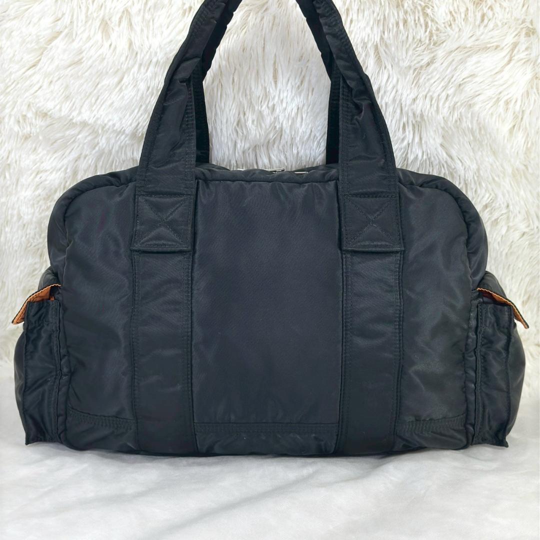 【美品】PORTER タンカー ボストンバッグ ダッフルバッグ ブラック1200
