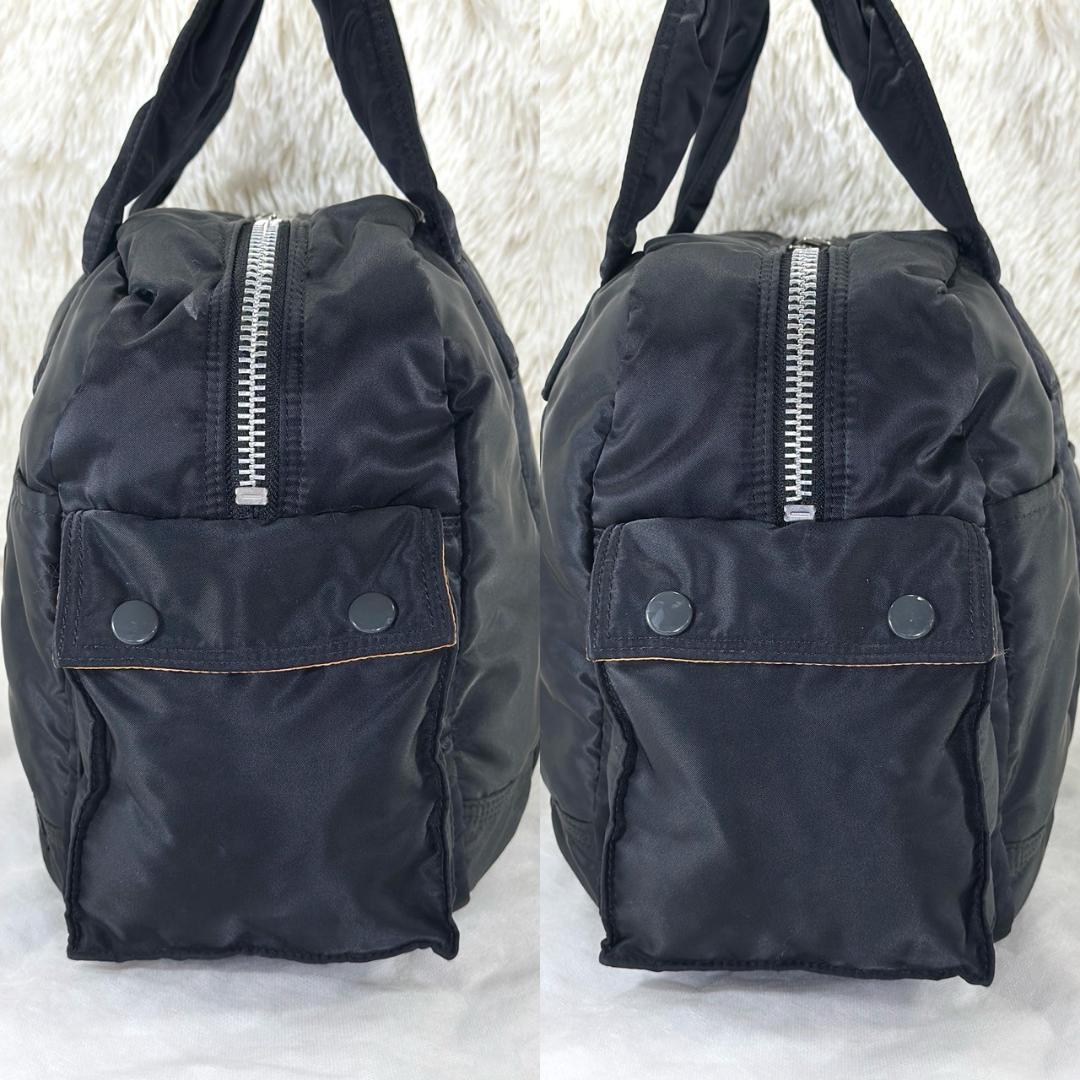 【美品】PORTER タンカー ボストンバッグ ダッフルバッグ ブラック1200